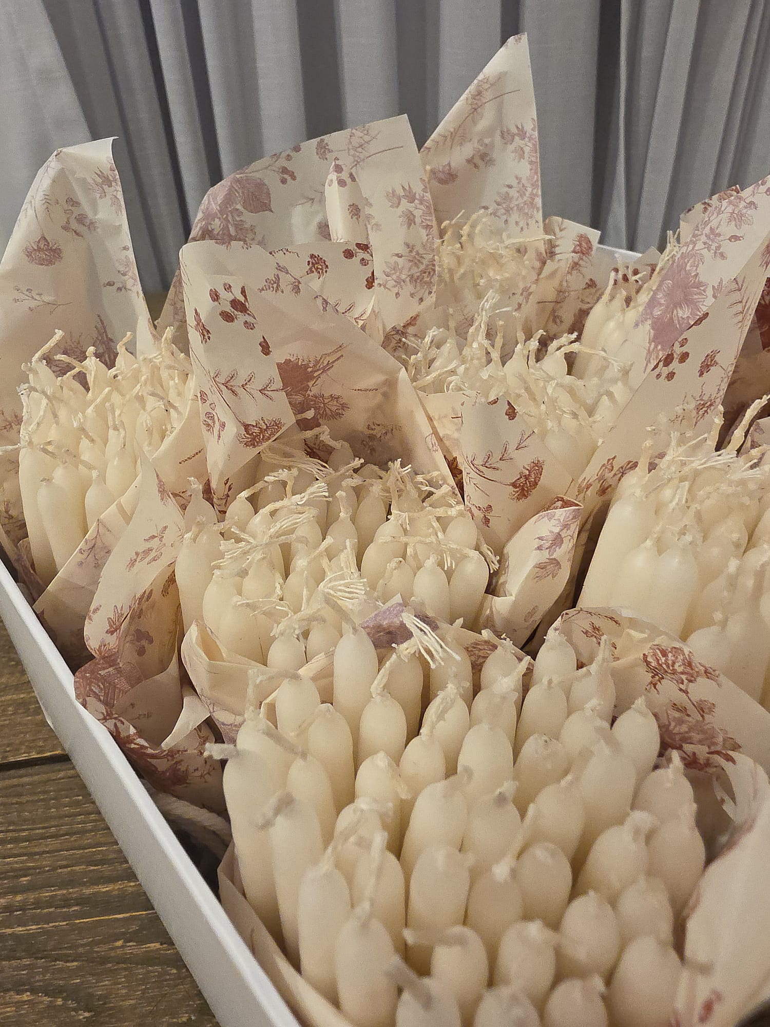 מארז נרות חנוכה בעבודת יד